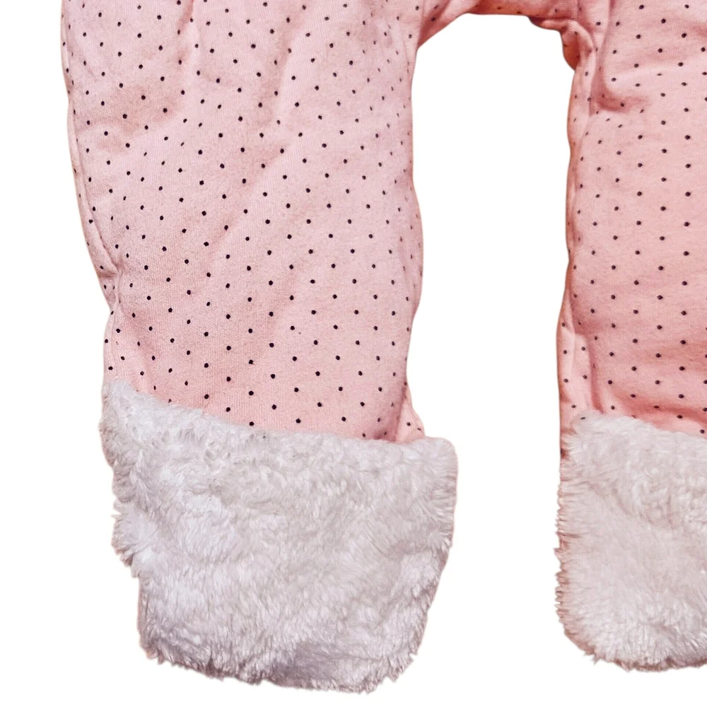 Baby Gap Cozy Faux Fur Lined Hooded Snowsuit Bunting 3-6M